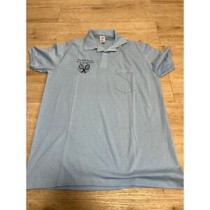 Stedman Casual Knits ATA National Tennis Championships Boston Polo Shirt Blue XL